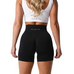 Solid Seamless Shorts Women Soft Workout Tights Fitness Outfits Yoga Pants Gym Wear