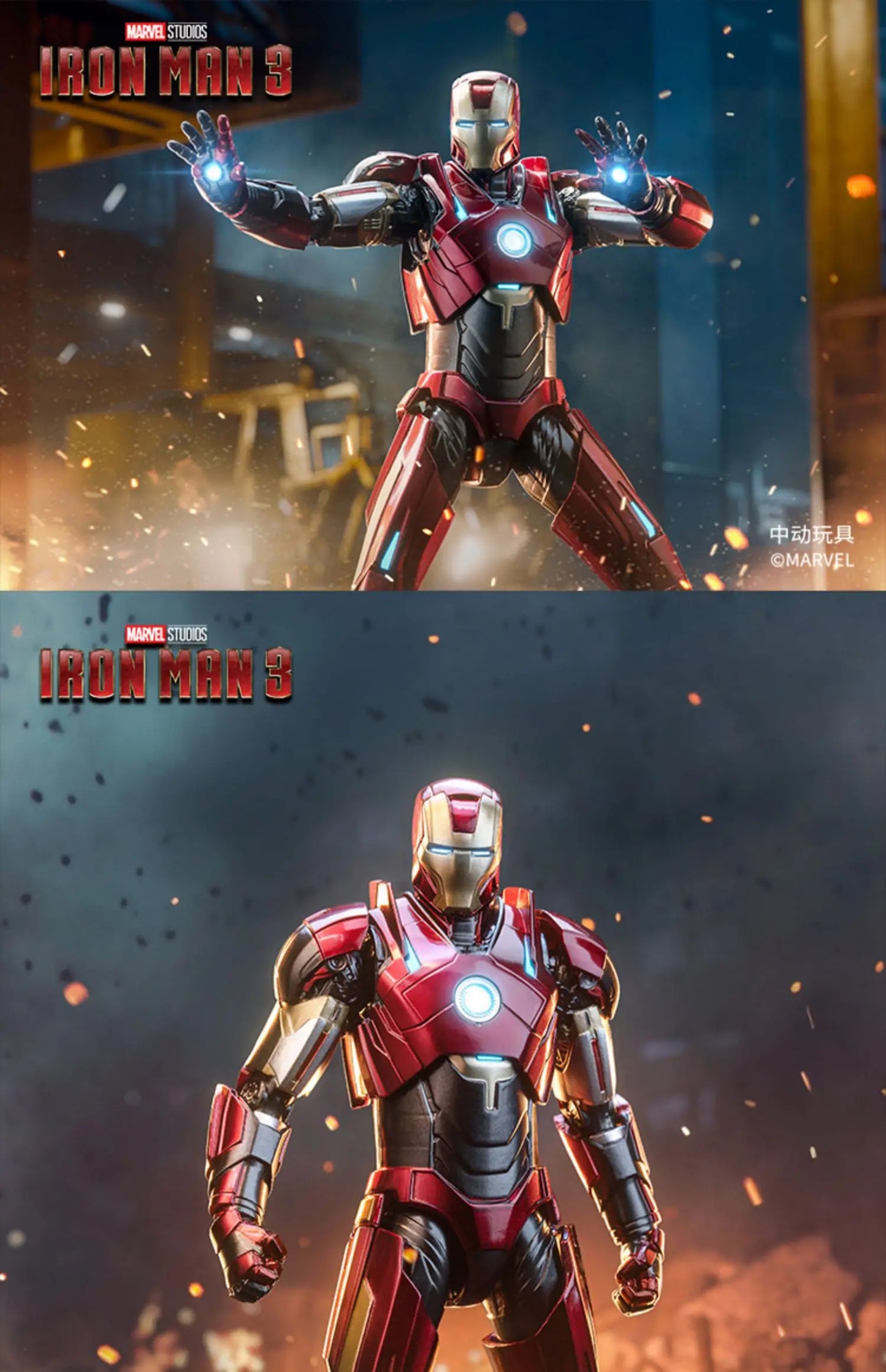 ZD Toys Iron Man MK35 Red Snapper Action Figure Iron Man Mk41 Mk47 Tank MK24 MK22 1/10 Scale Iron Man Collections Gift