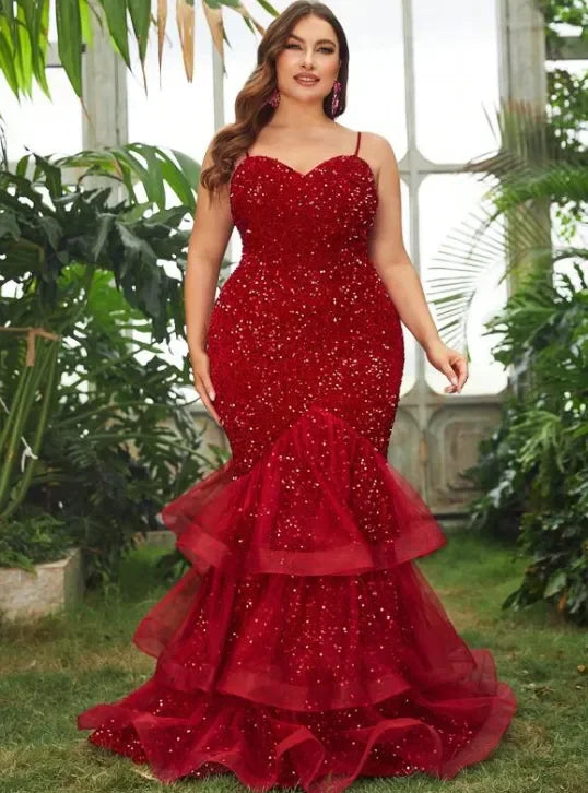 Evening wear Dresses: Plus Size Evening Dresses Women