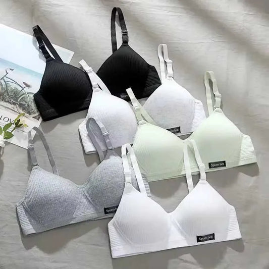 Bra Underwear Wireless Gathering Comfortable-Bra Women's Upward Push Underwear