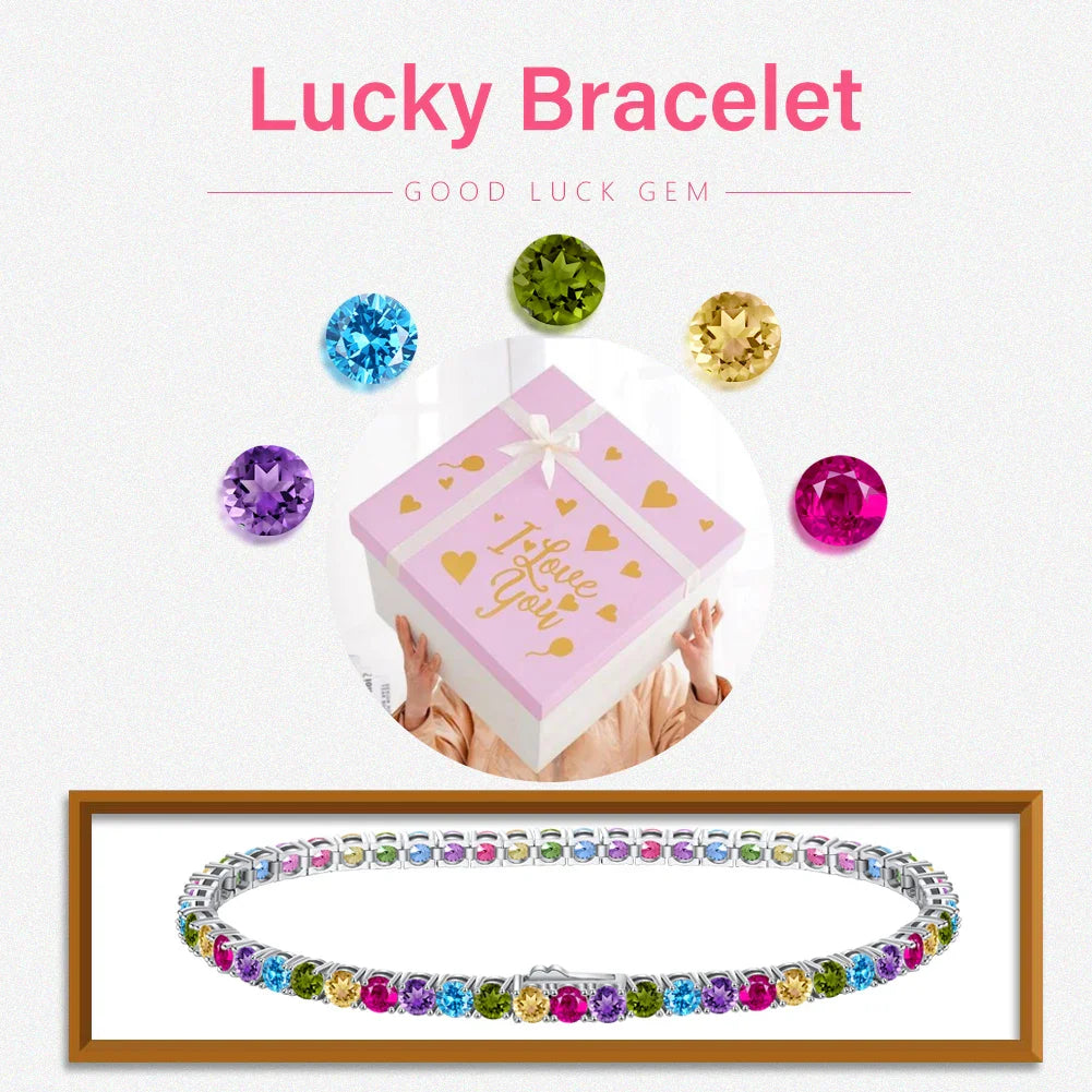 ORSA JEWELS Authentic 925 Sterling Silver Tennis Chain Bracelet Moulding Process Hanmade High-end Hand Chain for Man Woman SB128