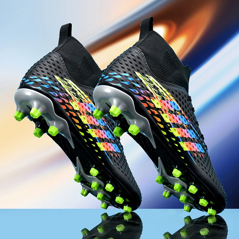 Men's Sneakers Soccer Shoes Football Boots Cleats Breathable Training Match