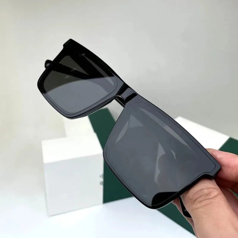 New Sunglasses Men's Driving Anti-UV Sunglasses Concave Shape Ladies Long Frame Sunglasses UV400 Gafas De Sol