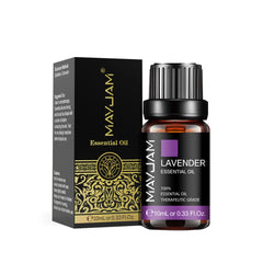 10ML Lavender Lemongrass Jasmine Vanilla Eucalyptus Rose Lemon Essential Oil For Humidifier Diffuser Candle Making