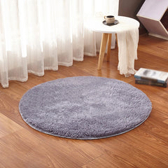 Round Dog Bed Mat Pet Sleeping Bed Soft Fluffy Long Plush Warm Pets Cushion