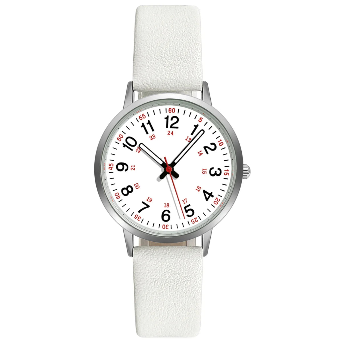 Fashion Women Watch Elegant Quartz Watches PU Leather Strap Wristwatch For Ladies Dress Clock Watches Back Light Reloj Mujer