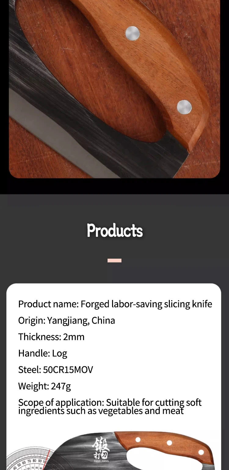 Kitchen Knife, New Full Blade Stainless Steel Chef's Knife, Multi-functional
