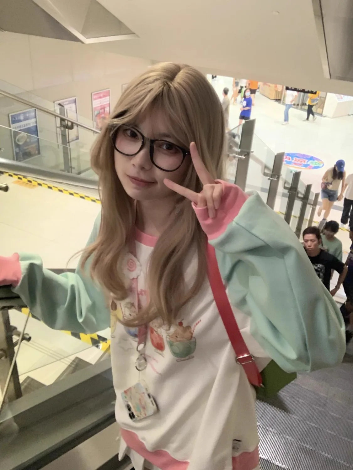 Y2k Harajuku Kawaii Cute Hoodie Women Japanese Fashion Patchwork