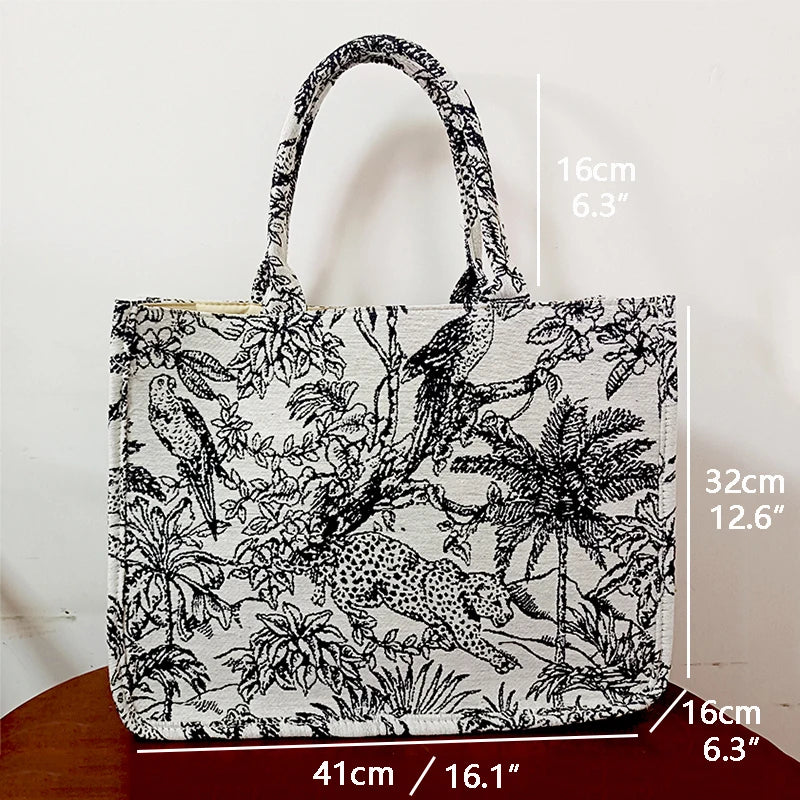 Tote Bag for Women, Luxury Designer Handbag, Travel Inner Pocket with Zipper