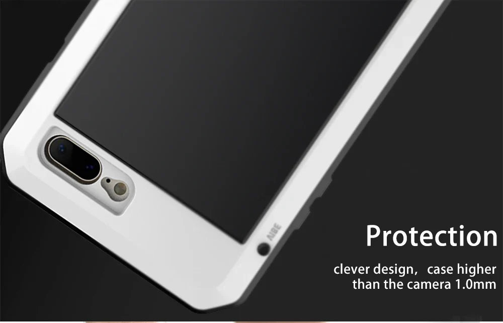 Heavy Duty Protection Armor Metal Phone Case for iPhone 17 16 15 14 13 12 11 Pro XS MAX SE XR X 6 7 Aluminum Shockproof Cover