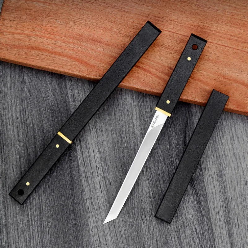 Kitchen Meat Cleaver Stainless Steel Slicing Knife Barbecue Sharp Fruit Watermelon