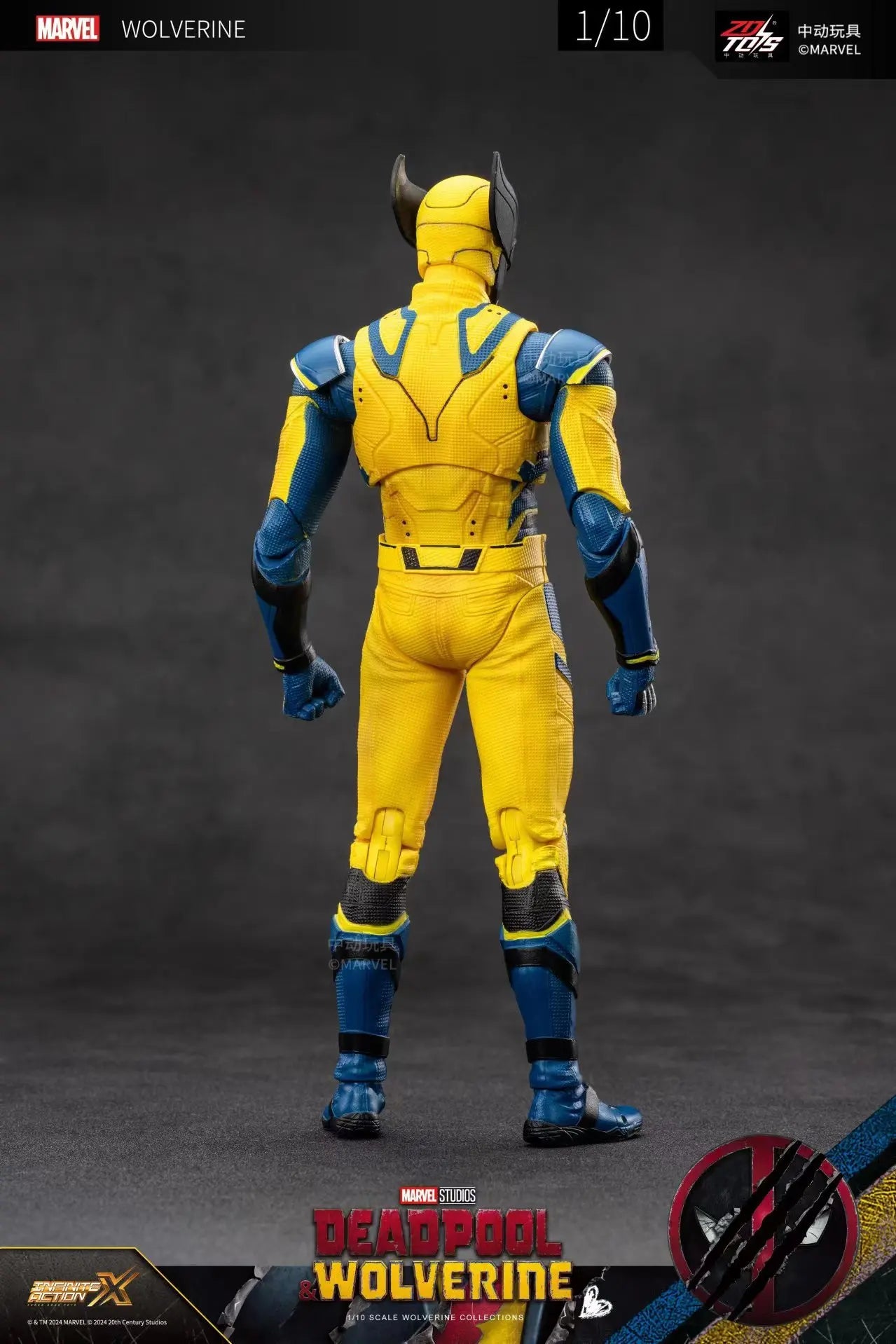 2024 Deadpool & Wolverine Action Figures Movie Version ZD Toy Series  Collections Adult Action Figures Kids Gift