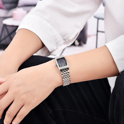 Pagani Design New 22mm Square Women's Quartz Watch Stainless Steel Sapphire Glass 50m Waterproof Women's Quartz Watch