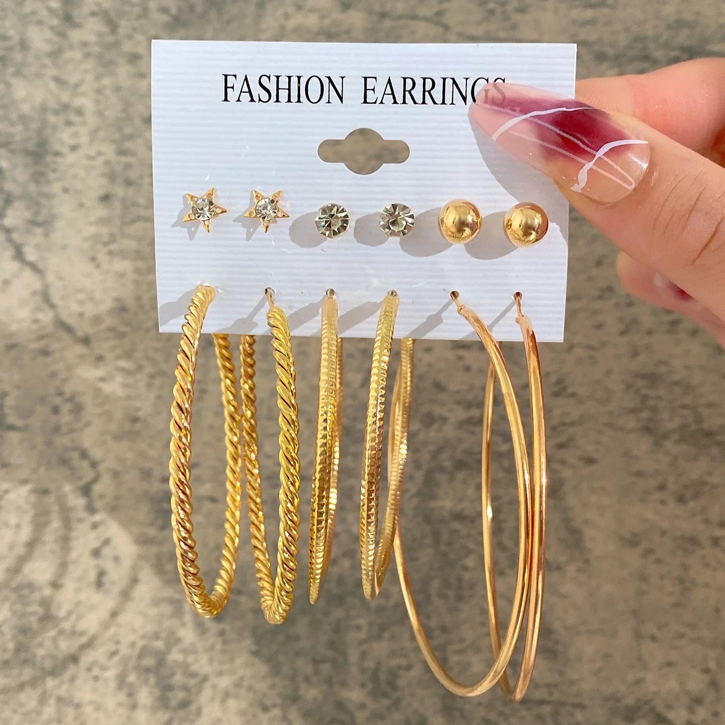 Fashionable Pearl Note Butterfly Geometric Tassel Stud Earrings Women Suit Elegant Charm Engagement Party Jewelry