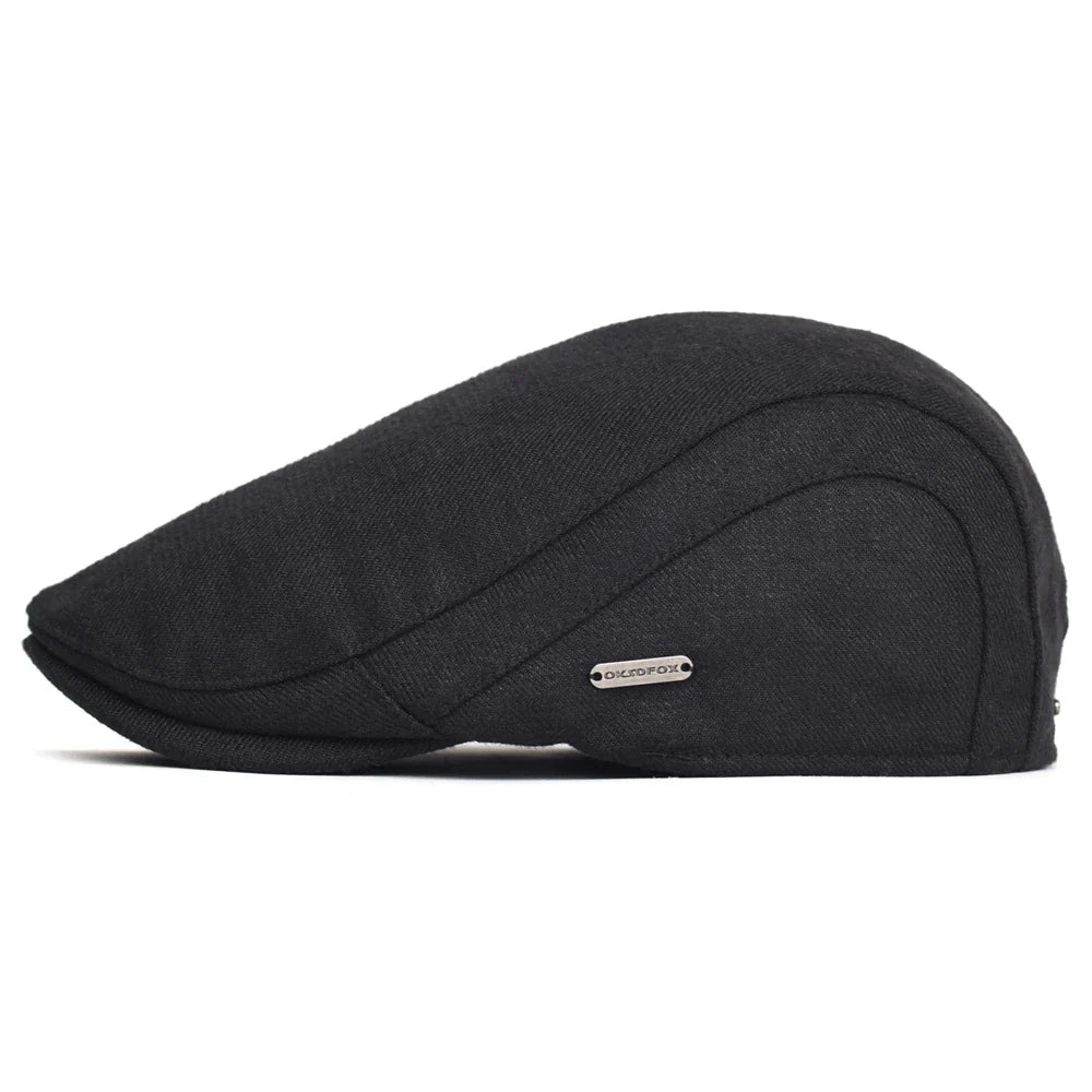 Autumn Winter Thick Warm Newsboy Caps Men Women Soft Beret Hat Casual Fashion Detective Hats Retro Driver Flat Caps