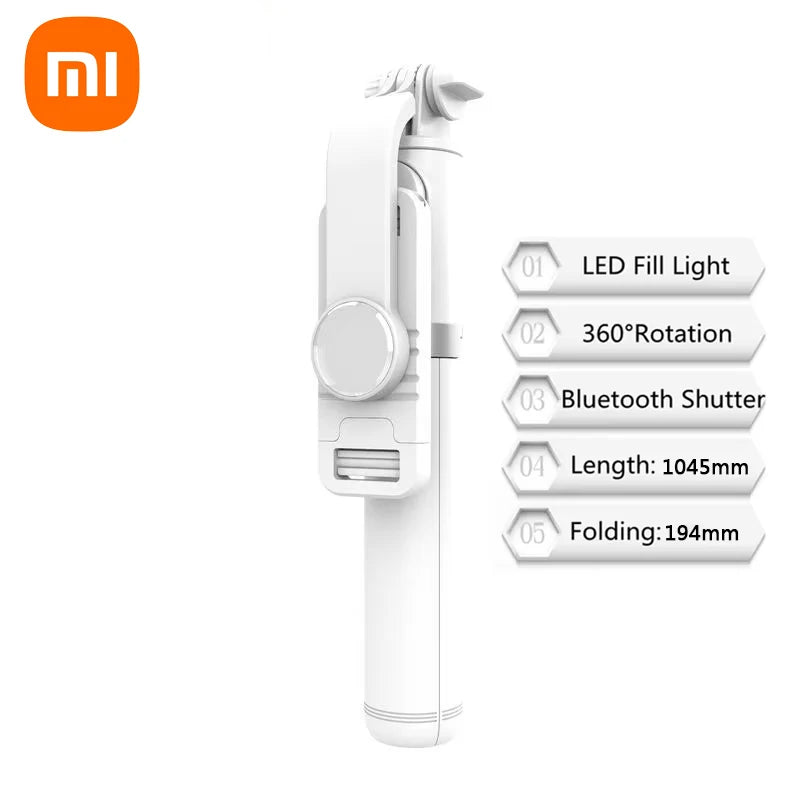 Xiaomi Selfie Stick 1045mm With Wireless Bluetooth LED Fill Light Extended Tripod