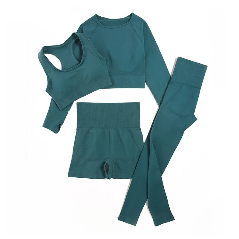 Seamless Yoga Set Gym Clothes Sportswear Yoga Suits For Women