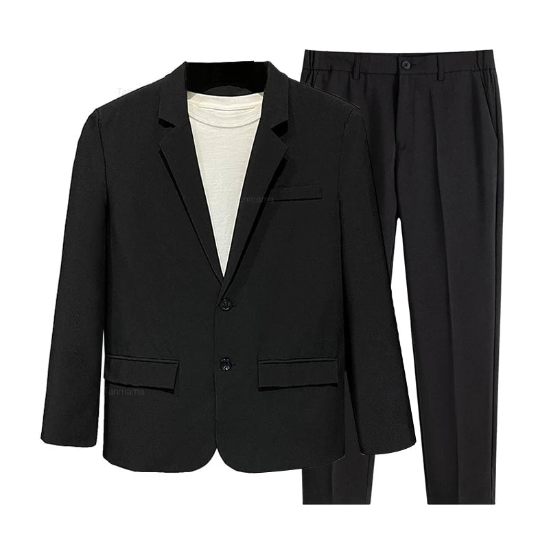 Tuxedo for Mens: Men's Formal Suit Set Wedding Party Dress Black Gray Business