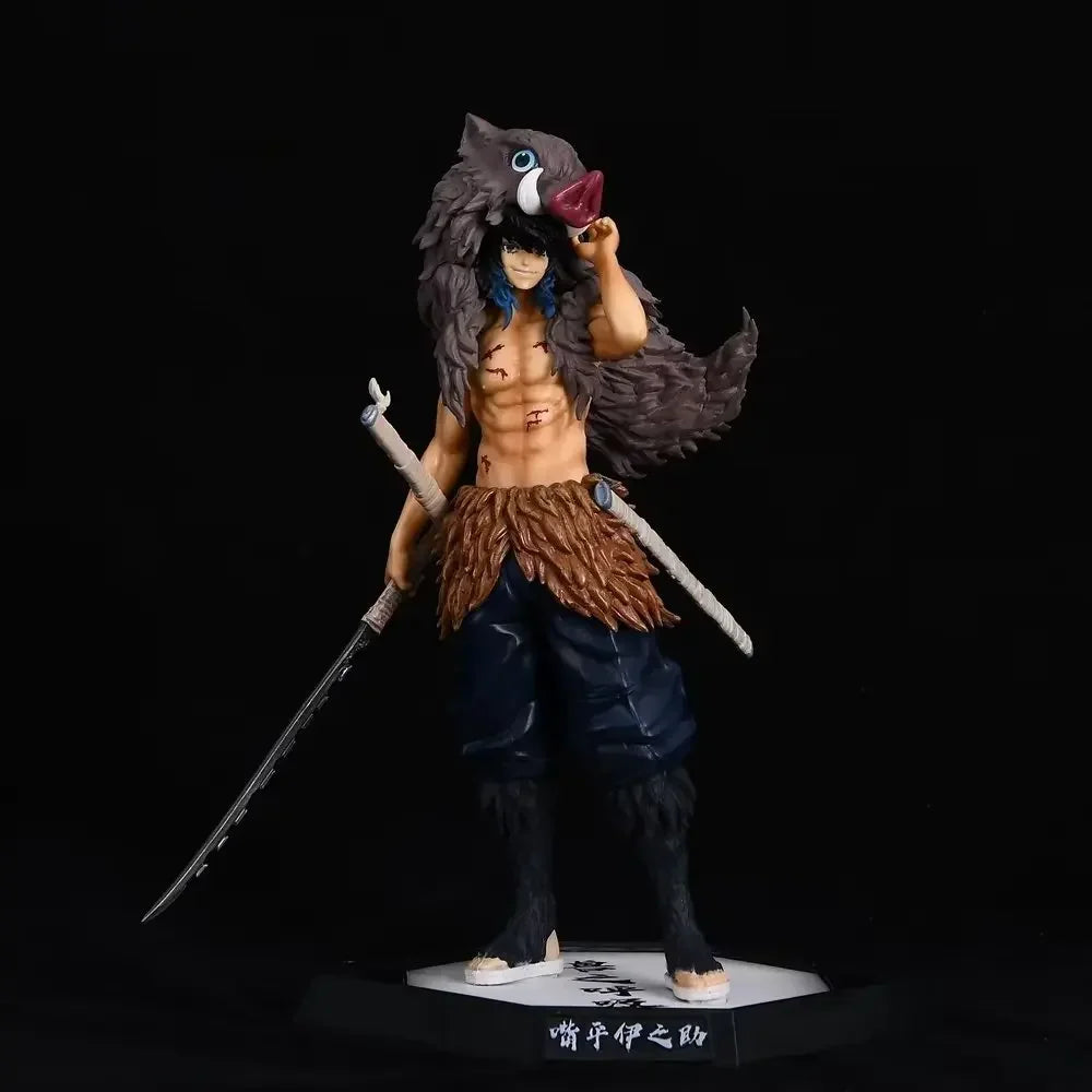 Anime Demon Slayer Figure Kamado Tanjirou Nezuko Action Figure PVC Model Toys Zenitsu Figurine Inosuke Kimetsu Yaiba Figura Gift