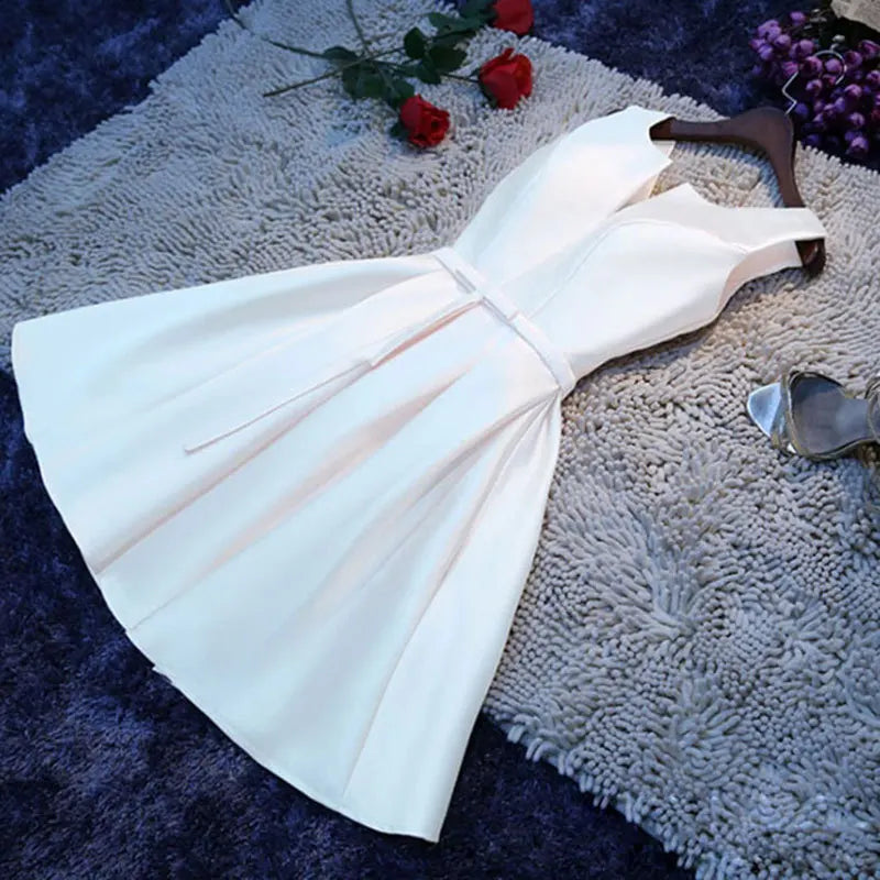 Homecoming Dresses: Cocktail Dresses A-Line Robes De Soiree Knee Length Prom