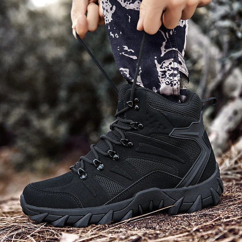 Men's Military Boot Combat Mens Ankle Boot Tactical Army Boot Motercycle Boots