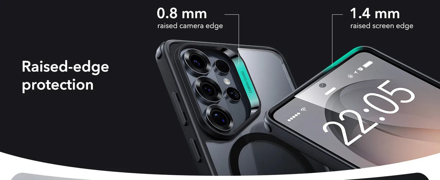 Military-Grade Protection Phone Case for Samsung S25 Ultra Compatible with MagSafe Classic Series for Galaxy S26 Ultra
