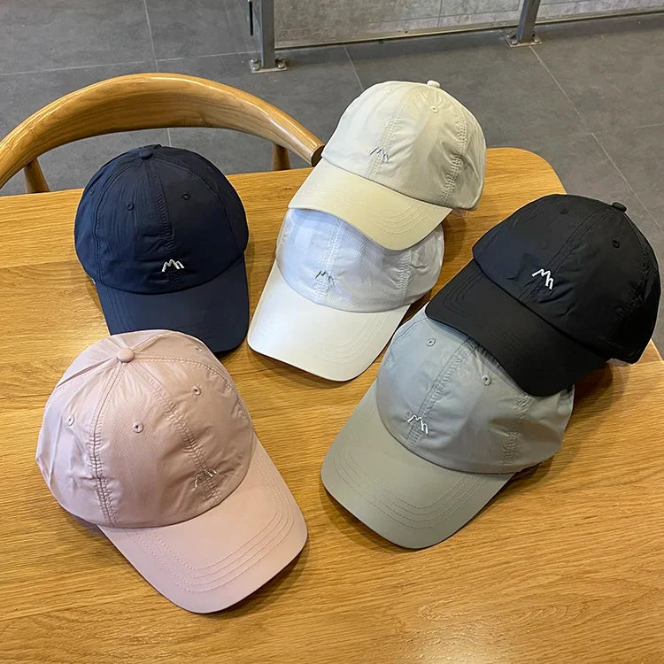 Summer Quick Drying Lightweight Baseball Hat, Thin Breathable Sunshade Sunscreen Duckbill Hat, Suitable For Fishing And Other Ou