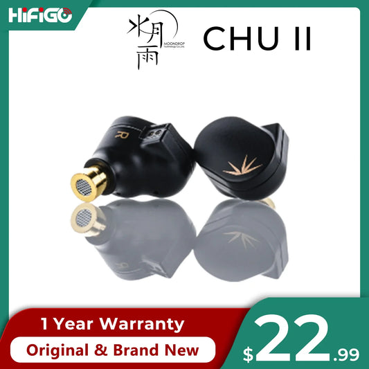 MOONDROP CHU II / CHU 2 Performance Dynamic Driver Earphone IEMs Interchangeable Cable In-Ear Headphone HiFi Music Earbuds