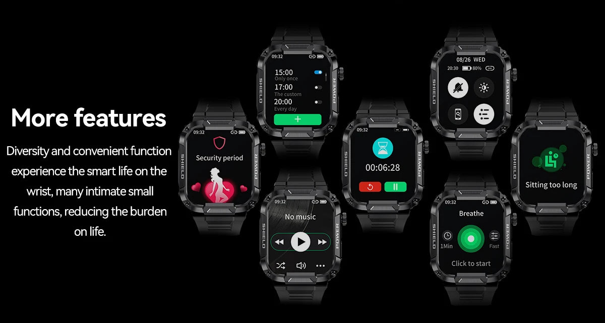 Original Smart Watch Men GPS Tracker Wireless Call Fitness Hours Waterproof Sport Smartwatch for Women Android IOS Phones 2025