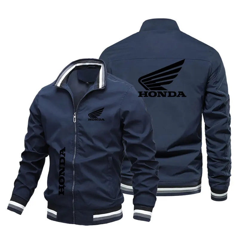 2025 Honda Men's motorcycle jacket spring summer outdoor leisure fashion sports coat ultra-thin zipper sun protection clothing