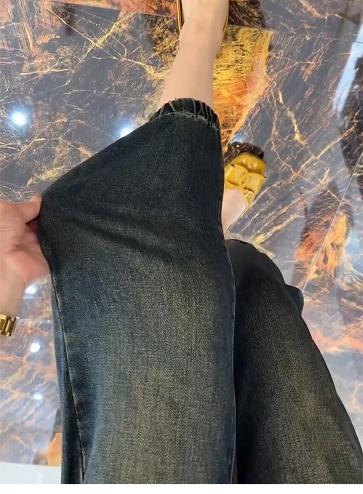 Y2k Jeans Plus Size Women's Jeans Explosive High Waist Slimming