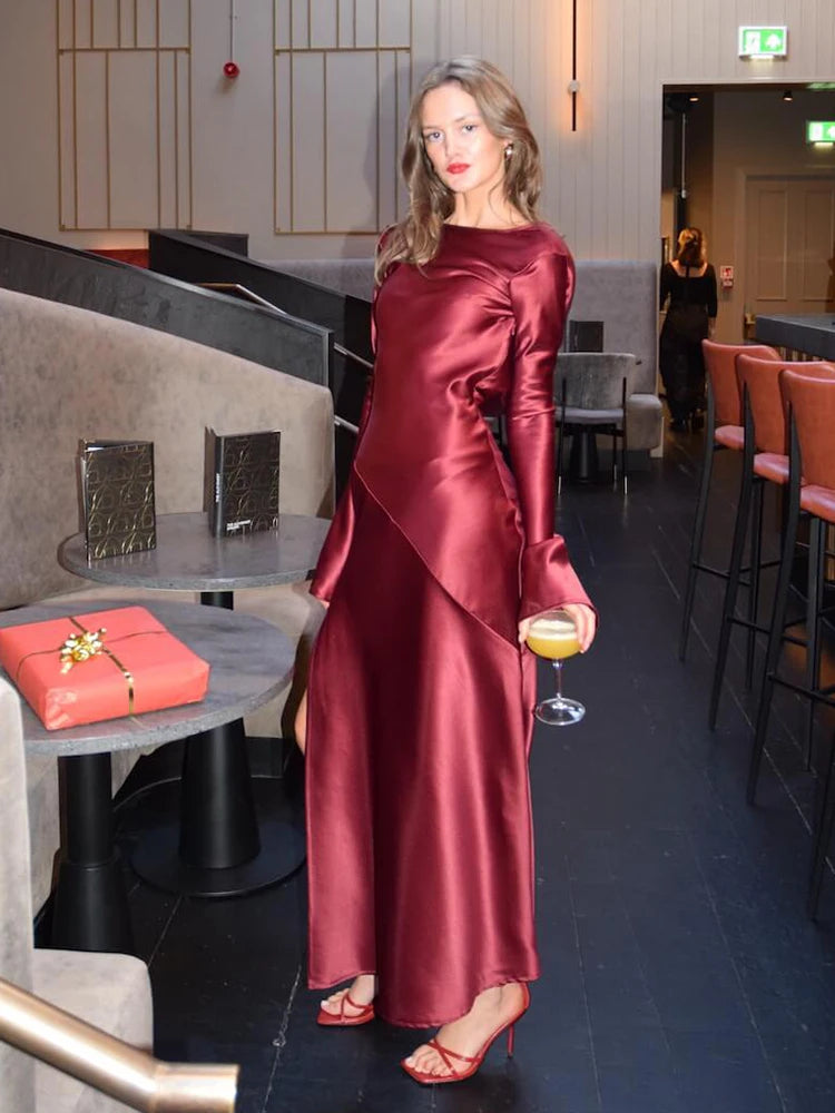 Formal attire Dresses: Elegant Women's Autumn Evening Dress