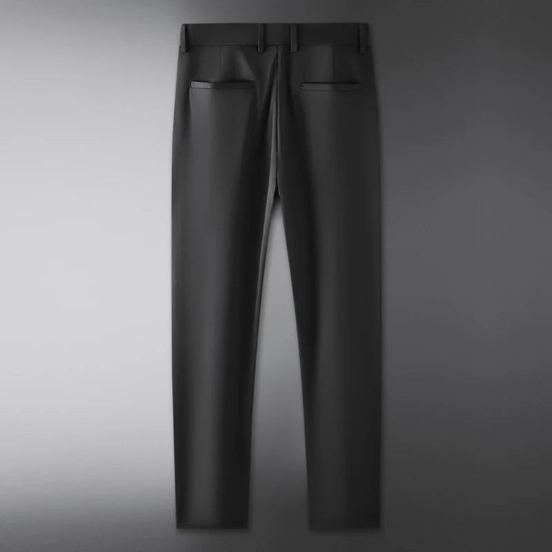 Stretch Pants Classic Simple Business Casual Formal Non-ironing Stretch Trousers Men's
