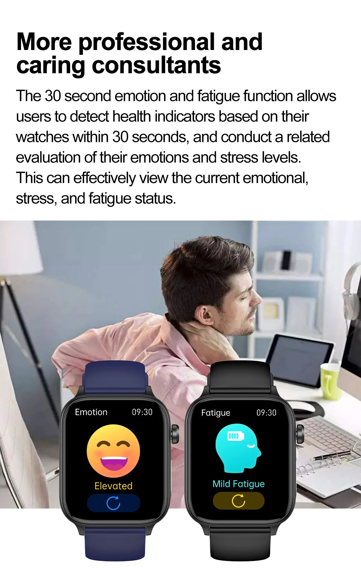 2026 New Blood lipids Uric Acid testing Smart Watch Men ECG+PPG Blood Pressure blood oxygen Bluetooth Call Health smartwatch iOS