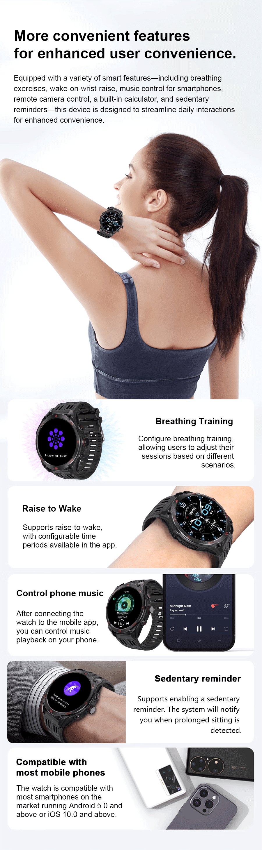 2025 New Outdoors Military GPS Sports Smart Watch Men Built-in Dual-Band GNSS Compass Altimeter 10ATM Bluetooth call Smartwatch