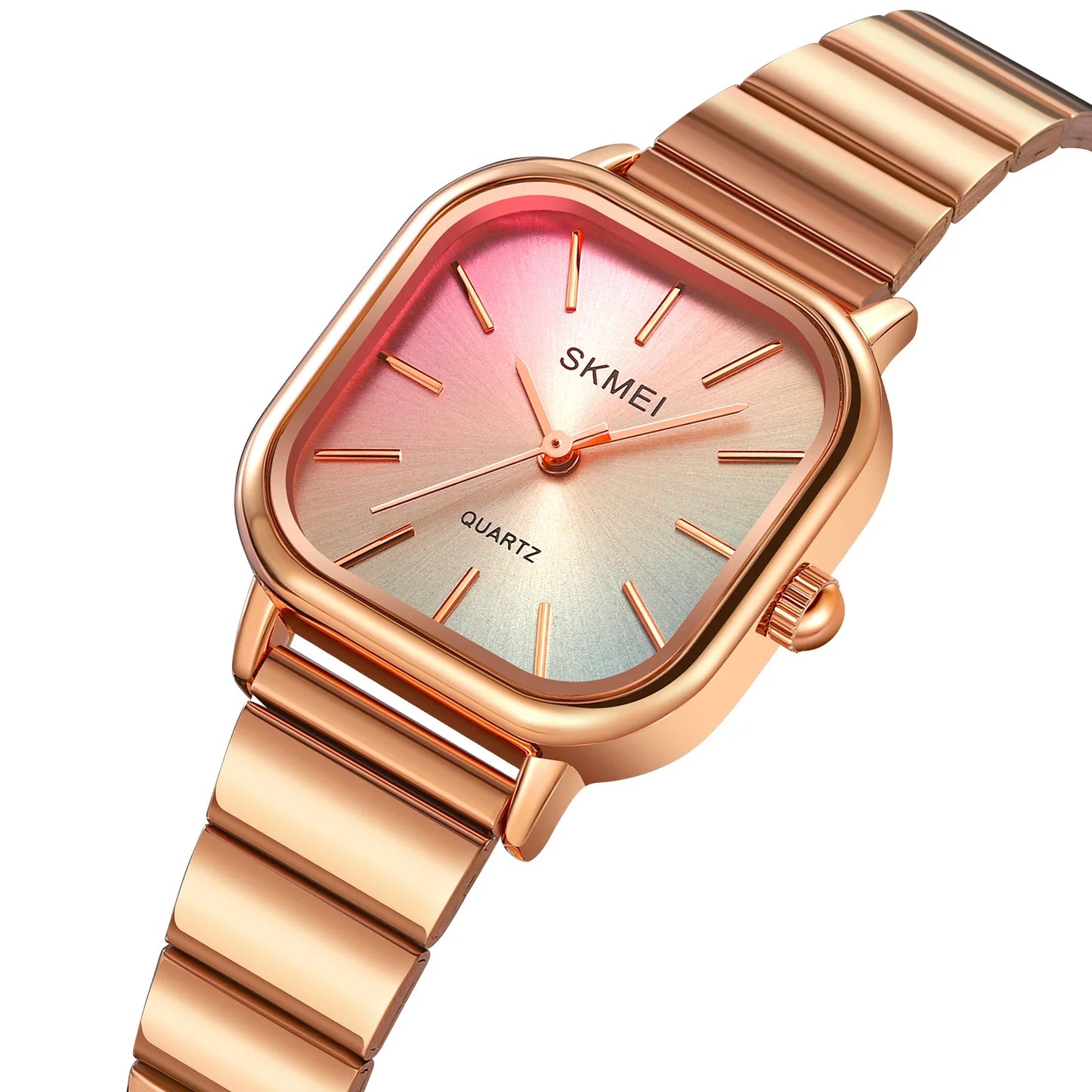 Skmei Women’s Bracelet Quartz Watches Luxury Stainless Steel Strap Waterproof Casual Analog Wristwatch Fashion Female Time