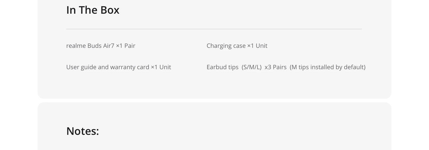 Global Version realme Buds Air 7 TWS Earphone 52dB Noise Cancellation 52 Hours Battery Life 12.4mm Bass Driver LHDC 5.0 IP55
