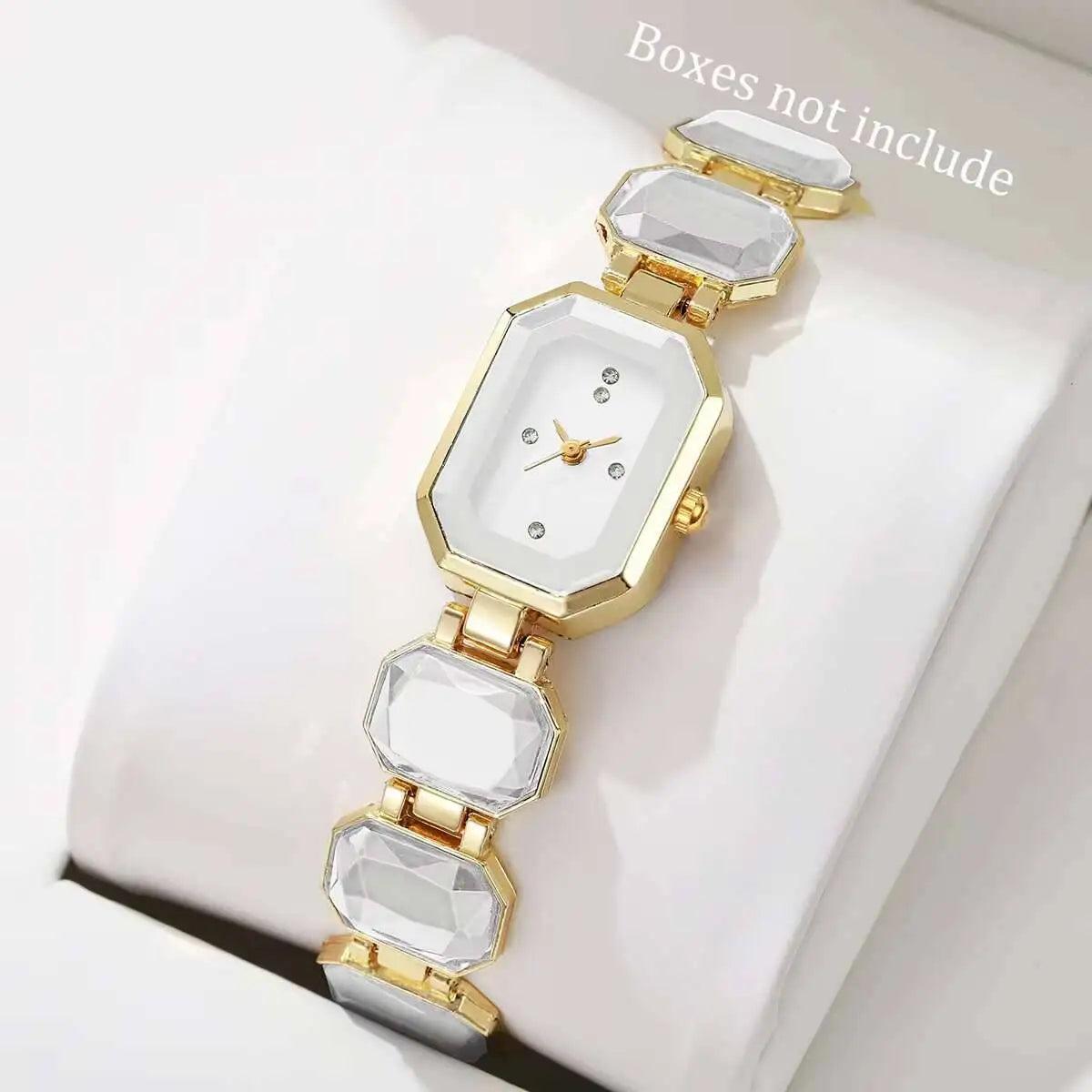 Elegant Women Watches Fashion Rectangle Dial Quartz Wrist Watches Girls Clock Reloj Hombre（Without Box）