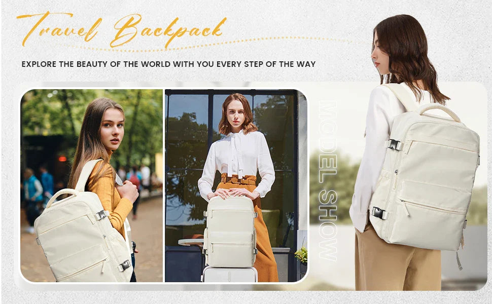 Ryanair Backpack Travel Cabin Airplane Backpack, Air Vacuum Compression Backpack, Women Men Backpack Business Laptop Bag Handbag