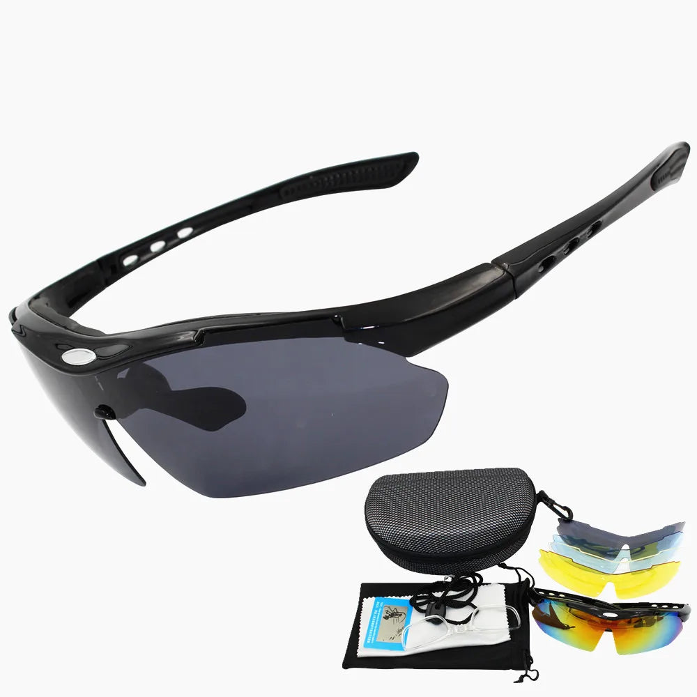 Glasses for Men: Bike Goggles Outdoor Sports Bicycle Sunglasses MTB mountain Eyewear