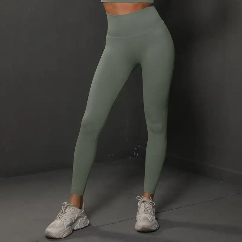 Women Seamless Yoga Pants Fitness Sports Running Sportswear Stretchy Lifting Tights