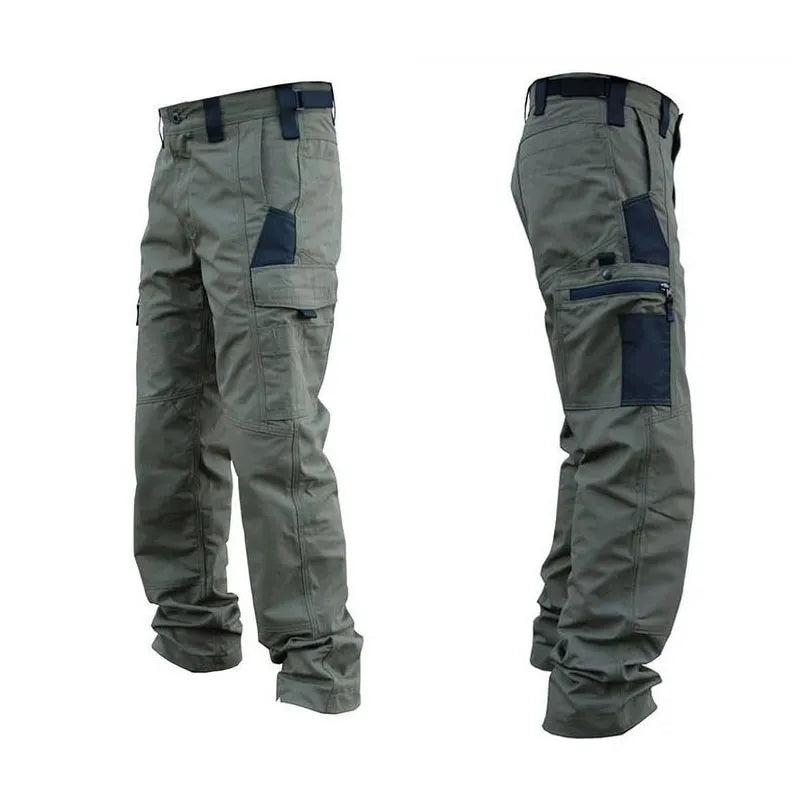 Men's Cargo Pants Multi Pockets Work Trousers Casual Tactical Pants Male Outwear