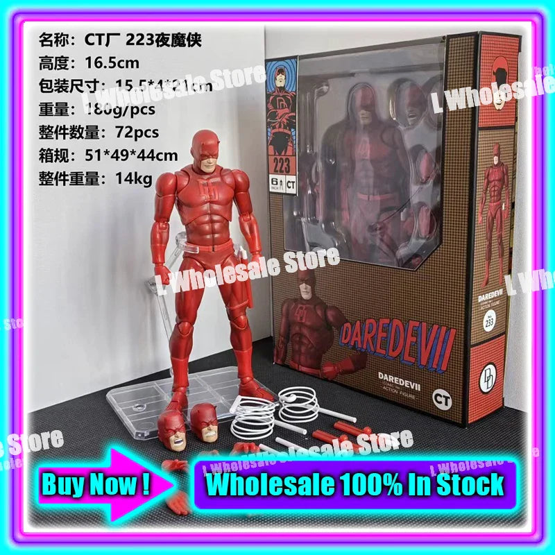 In Stock Ct Toys Blue Batman Spiderman Mess Toys Superior Symbiote Scarlet Spider Daredevil Wolverine Anime Action Figure Toys
