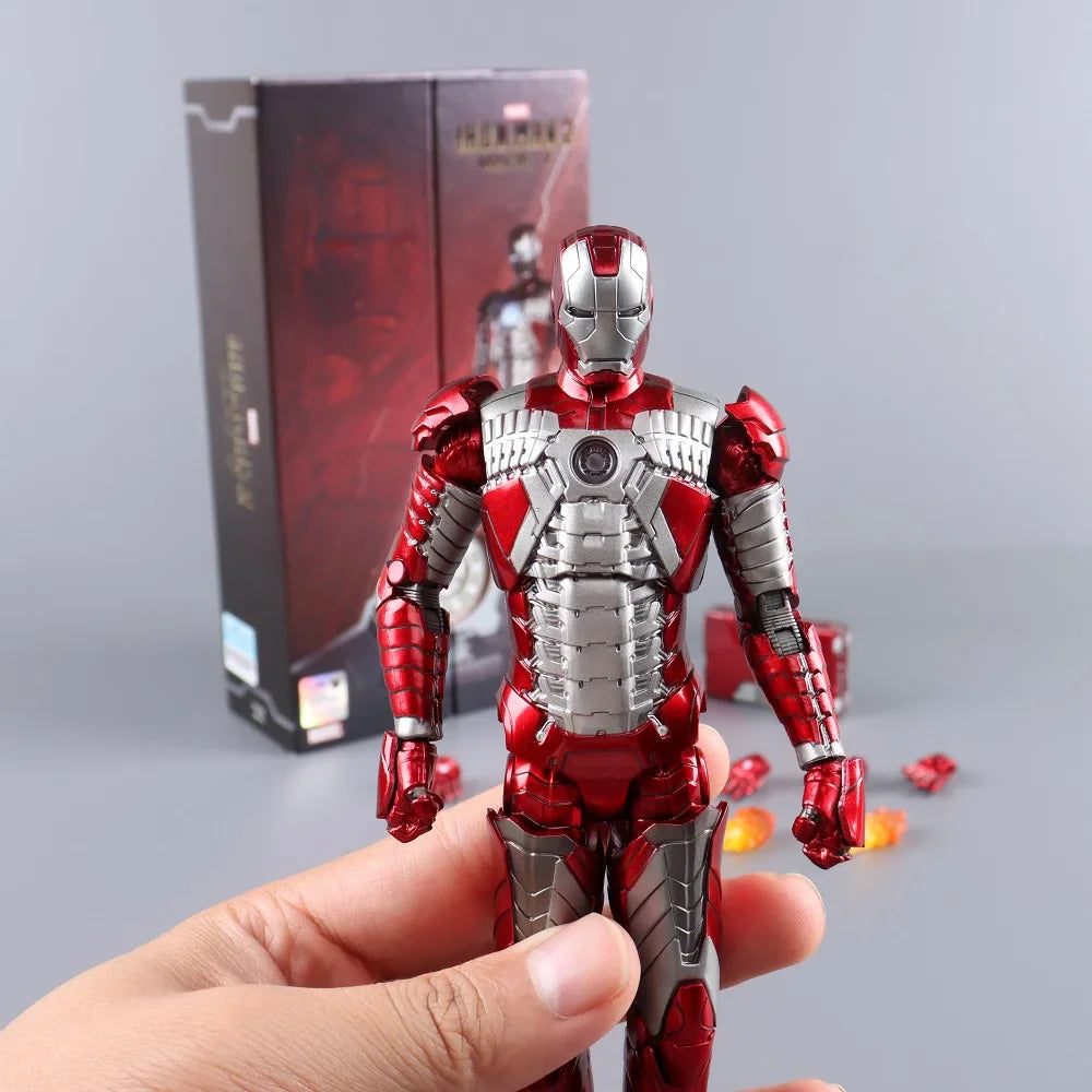 ZD Toys Iron Man Action Figure Iron Patriot MK1-7 MK17 MK33 MK85 MK30 War Machine Legends Avengers Tony Stark Collect Toy Gift