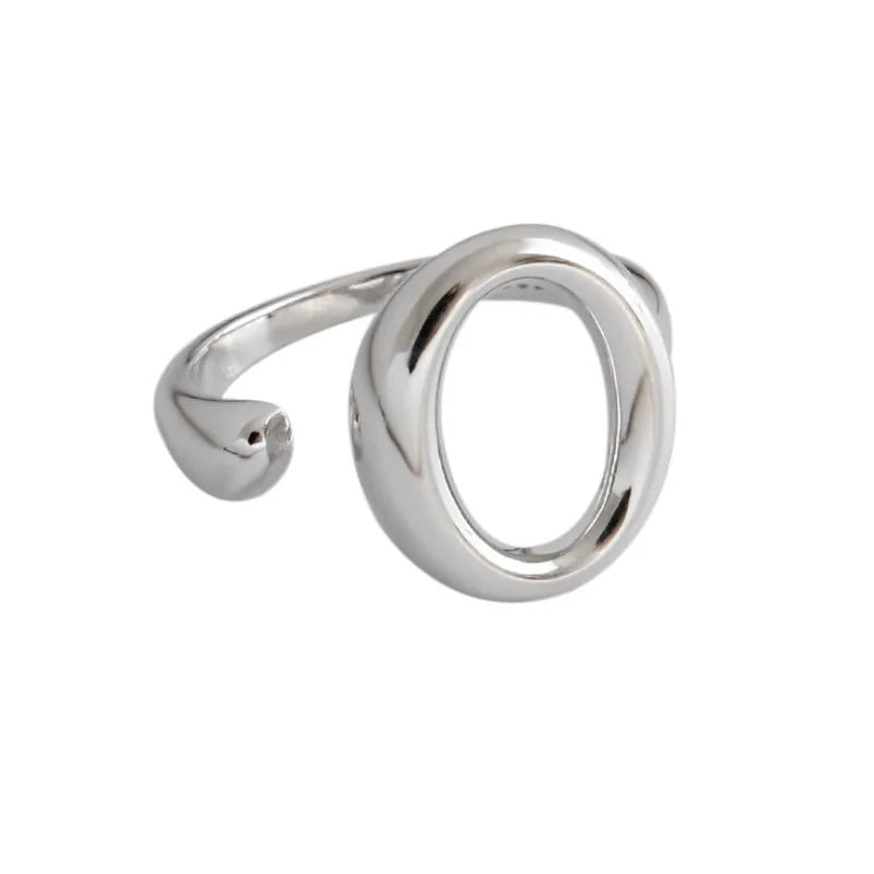 925 Sterling Silver Rings Party Jewelry Vintage Charm Double Layer