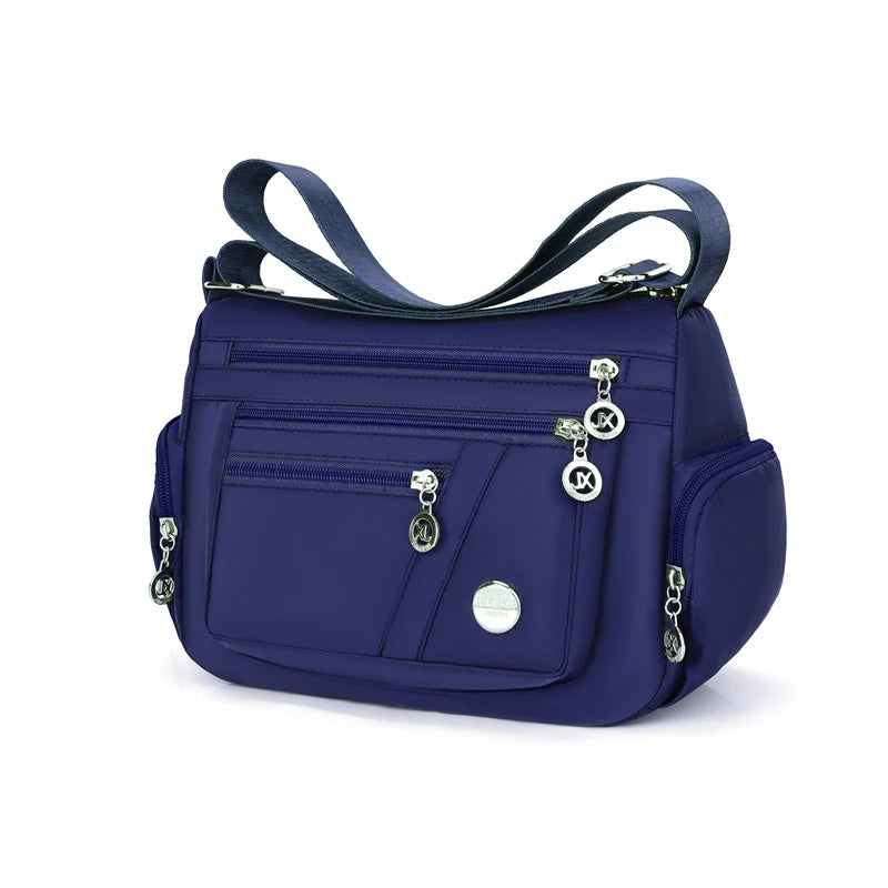 Bag Women's Large Capacity Shoulder Bag Waterproof and Wear Resistant Multi Pocket