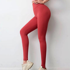 Women Sport Fitness Leggings High Waist Elastic Sexy Solid Yoga Pants Training