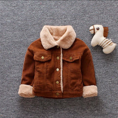 Fashion Baby Girl Clothes Children Boys Thicken Warm Jacket Kids Coat