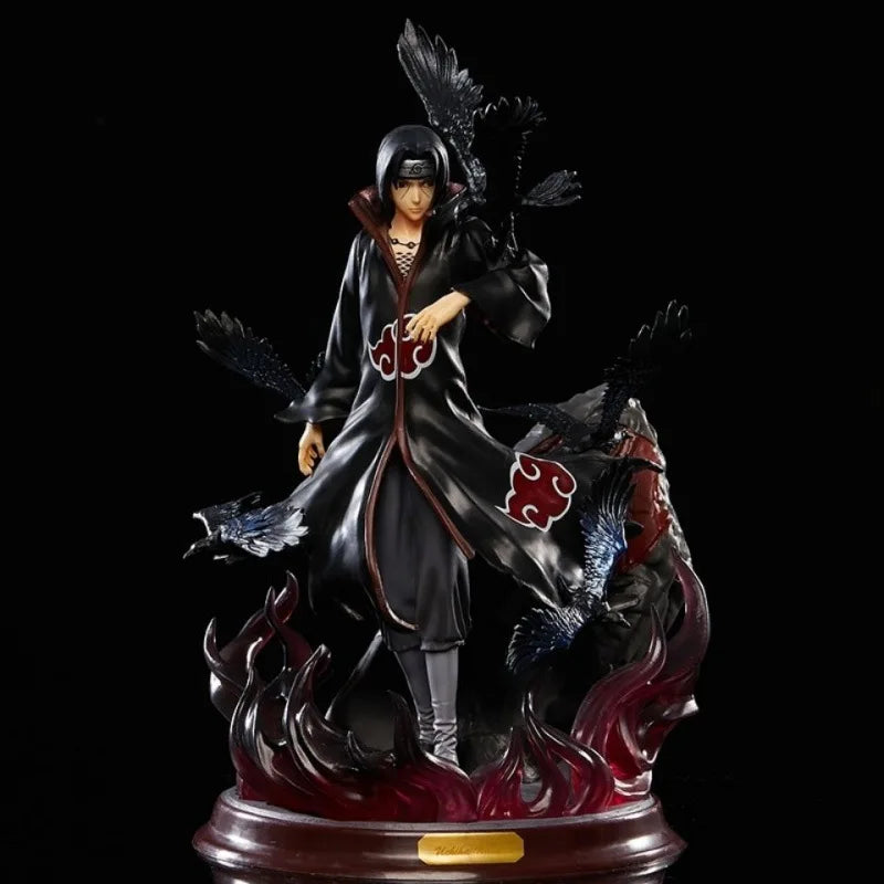 Naruto Crow Hall Itachi GK Uchiha Itachi Statue Anime Model Ornaments Hand-made Collection Gift