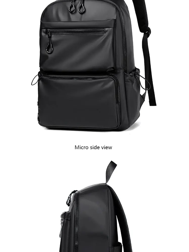 A 14 Inch Computer Backpack Large Capacity Simple Durable Men's Backpack Lightweight Men's Travel Backpack Student Schoolbag